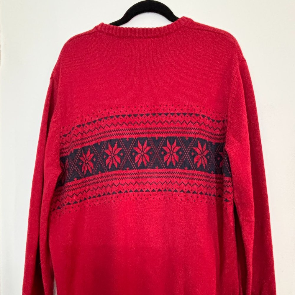 Nautica Men's Snowflake Sweater XL